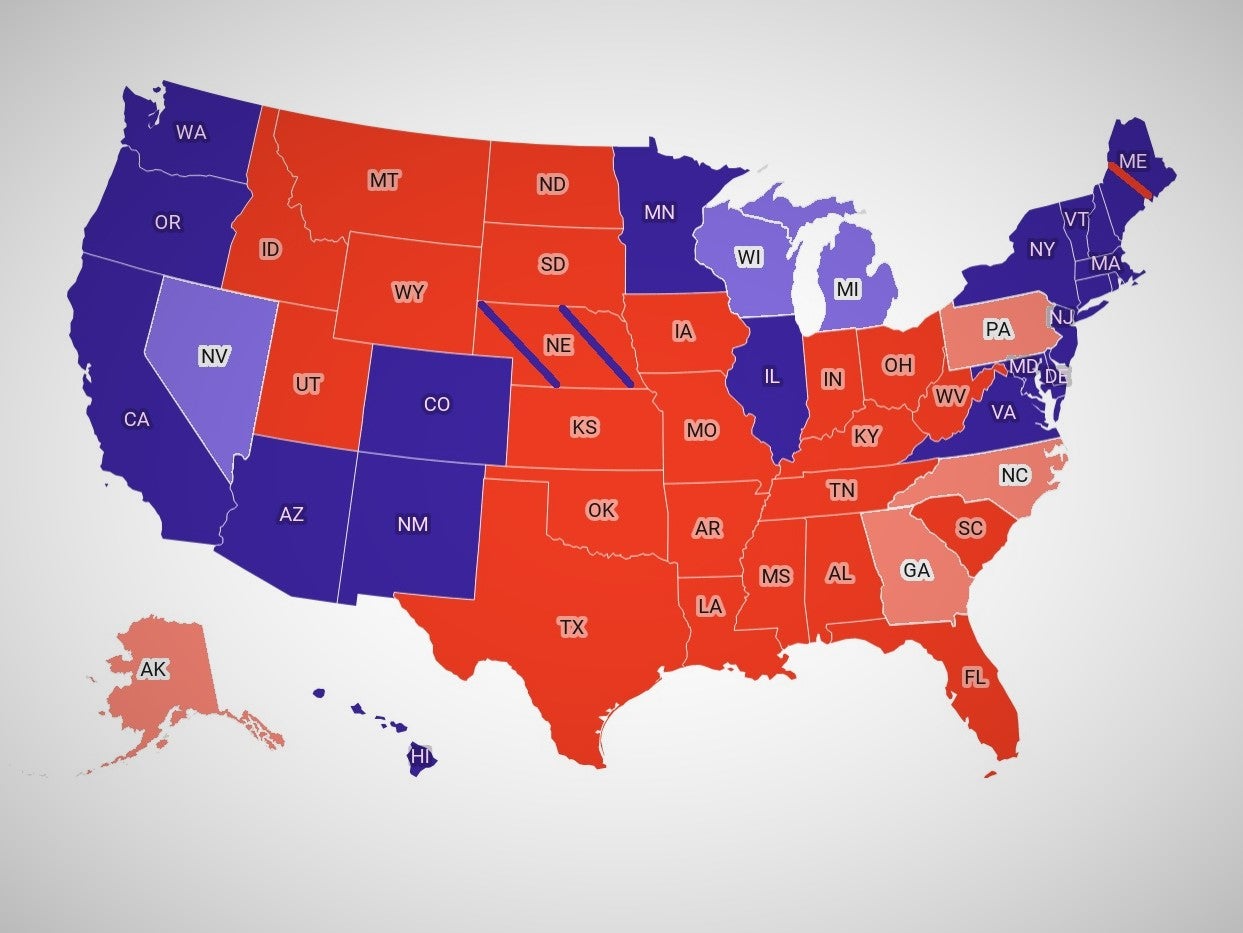 What Happens If US Election Is A Tie? | The Independent